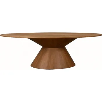 Jídelní stůl LABEL51 Oválný jídelní stůl JAGGER hnědý 200x110 cm