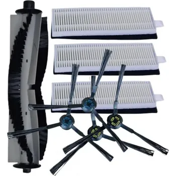 Sada příslušenství pro robotický vysavač HEPA filtry, kartáče pro ZACO A9s 8ks sada