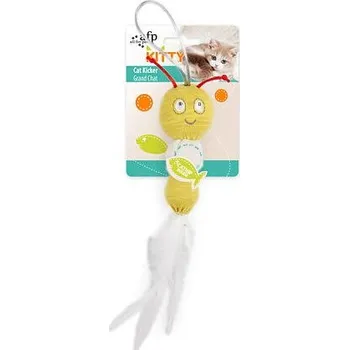 Hračka pro kočku Housenka AFP Kitty s peříčky – se šantou
