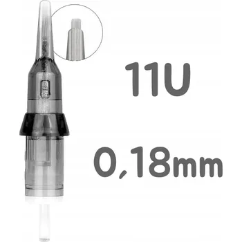 Tetovací jehla CARTRIDGE 11U 0,18MM PERMANENTNÍ MAKEUP N19