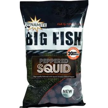 Boilies Dynamite Baits Boilies Big Fish Peppered Squid 20mm 1kg