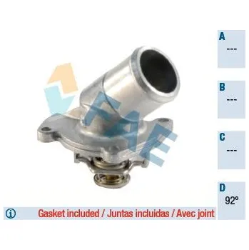 Těsnění motoru Termostat, chladivo FAE 5320792