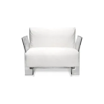 Křeslo Pop Outdoor křeslo bílá-látka sunbrella