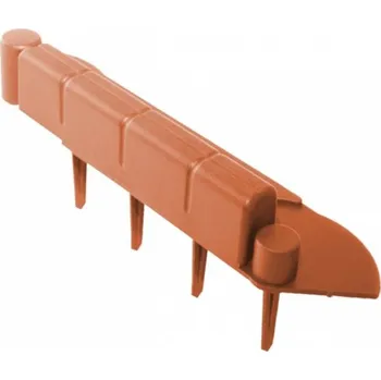 Zahradní obrubník zahradní plastový obrubník - barva terakota