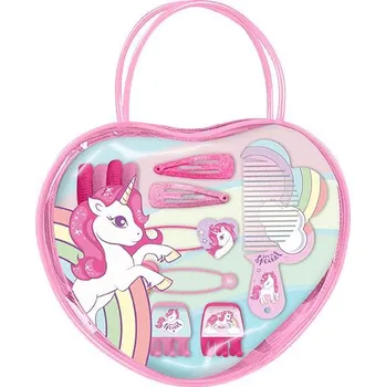 Kosmetická taška TOALETNÍ TAŠTIČKA S VLASOVÝMI DOPLŇKY UNICORN Eur KL11470 srdce Velikost: uni