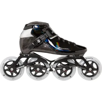 Kolečkové brusle Dětské kolečkové brusle Powerslide Dragon Black 90, 33, 4x, 90 Powerslide