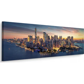 Obraz Obraz Na Plátně Canvas do kanceláře MANHATTAN NY Panorama 145x45