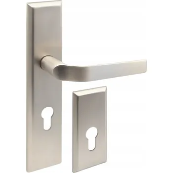 Dveřní kování Sada kování pro vchodové dveře P55 011 03 stříbrné, otevírané dovnitř