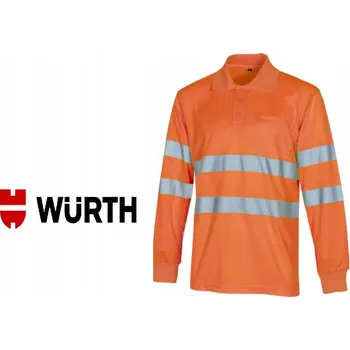 Pánská móda POLOKOŠILE S DLOUHÝM RUKÁVEM WURTH s reflexními prvky vel. 3XL