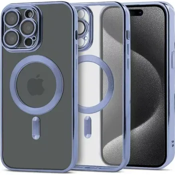 Pouzdro na mobilní telefon Kryt iPhone 16 Pro Max, Nexeri MagSafe světle modrý