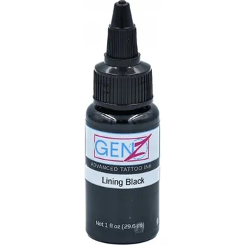 Tetovací barva Na tetování Barva INTENZE Gen-Z Lining Black 30 ml