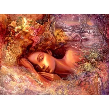 Puzzle Grafika Josephine Wall: Psyche`s Dreams 2000 dílků