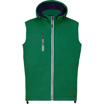 Pánská vesta Reklamní Netly softshellová vesta, zelená, L
