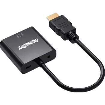 Video redukce PremiumCord převodník HDMI -> VGA se zvukem