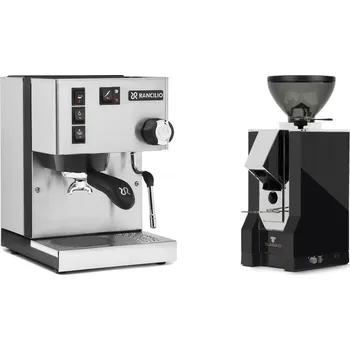 Set domácích spotřebičů Rancilio Silvia BC + Eureka Mignon Classico, CR black