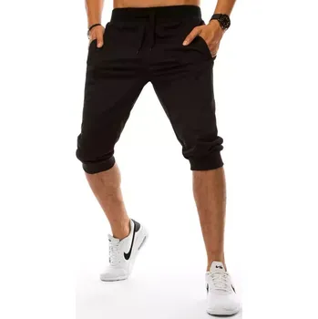 Pánské kraťasy Černé pánské 3/4 kalhoty SX1534 Velikost: M