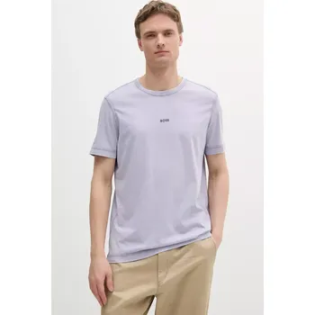 Pánské tričko Bavlněné tričko BOSS Orange BOSS ORANGE 50502173 fialová 04B, vel. XL