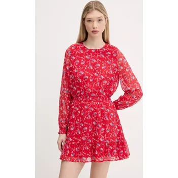 Dámské šaty Šaty Tommy Jeans DW0DW20338 červená 33X, vel. XL