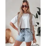 Dámské džínové kraťasy s páskem HELLO JEAN SY0481 Velikost: XS