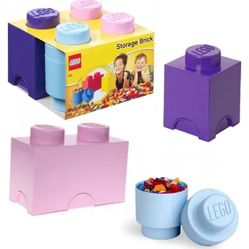 Stavebnice LEGO Lego Sada 3 boxů ve tvaru kostiček 4014