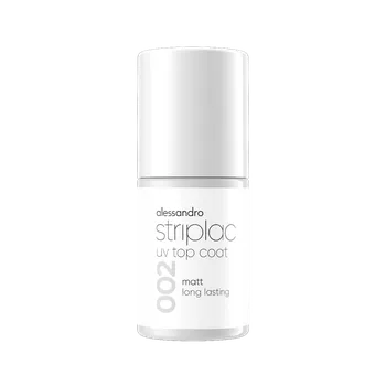 Přípravek na nehty Alessandro Striplac UV Top Coat Matt 6,5 ml