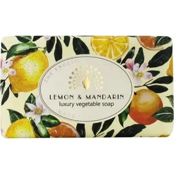 Mýdlo The English Soap Company Lemon & Mandarin hand soap 190g tuhé mýdlo Citron a mandarinka