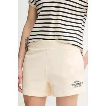 Bavlněné šortky Tommy Hilfiger WW0WW45518 béžová 01X, vel. XL
