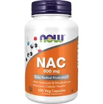 Now Foods NAC – N-acetylcystein 600 mg 250 veganských kapslí