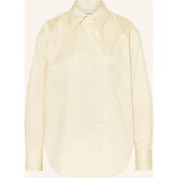 Dámské oblečení Calvin Klein Dámská Košilová Halenka, světle hnědá / béžová, 34