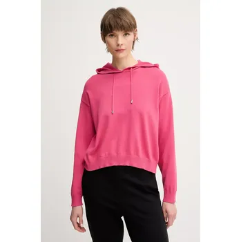 Dámský svetr Bavlněný svetr United Colors of Benetton dámský, růžová barva, 1294D203T 42X, vel. M