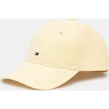 Kšiltovka Bavlněná baseballová čepice Tommy Hilfiger AM0AM13160 žlutá 10X, vel. ONE SIZE