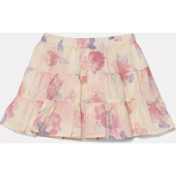 Dětská móda Dětská bavlněná sukně United Colors of Benetton 4HYUG0015.P.Seasonal růžová 30X, vel. 110