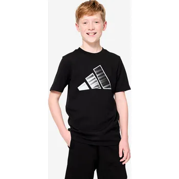 Pánská móda ADIDAS Dětské bavlněné tričko 9 LET ČERNÁ