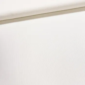 Žebrovaný směsový úplet široký DT-23125/2 bílý 160 cm metráž