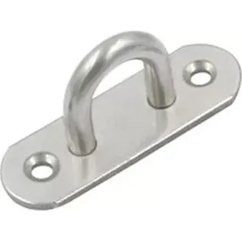 Nábytkové kování Očko petlice samostatné 100x33mm nerez (PEU100)