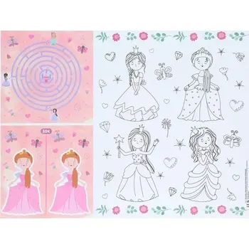prostírání Prostírání omalovánka Princeznovský den 6ks