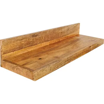 police Nástěnná police Makassar lakované mangové dřevo 80 x 17 x 24 cm