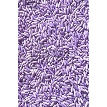 Cukrovinka Cukrové zdobení RÝŽE FIALOVÁ 50g
