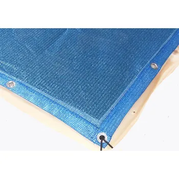 Hra na zahradu Krycí síť na pískoviště modrá, rozměr 3 x 3 m, gumolano ZDARMA (HDPE síť 115 g/m2)