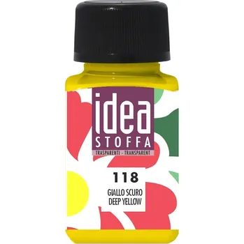 Výtvarná barva Maimeri Idea Stoffa Barva na látky Deep Yellow 60 ml 1 ks