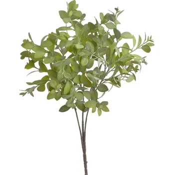 umělá květina Dlouhý trs s listy 55 cm - zelená