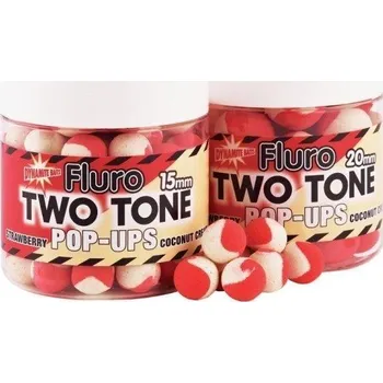 Boilies Pop-Ups Dynamite Baits Two Tone Strawberry & Coconut