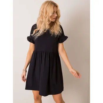 Dámské šaty Černé dámské šaty RV-SK-5576.04-czarny Velikost: M