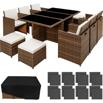 Zahradní sestava tectake New York 403820 6 + 4 + 1