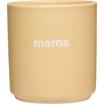 DESIGN LETTERS Porcelánový hrnek Yellow Mama 300 ml