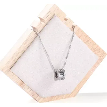 Šperkovnice Dekolt, stojánek, stojan na šperky čtverec bílý (DRD9B)