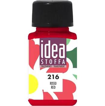 Speciální výtvarná barva Maimeri Idea Stoffa Barva na látky Red 60 ml 1 ks