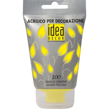 Vodová barva Maimeri Idea Decor Akrylová barva Lemon Yellow 110 ml 1 ks