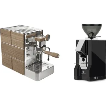 Příprava kávy Stone Espresso Mine Premium Wood + Eureka Mignon Classico, CR…