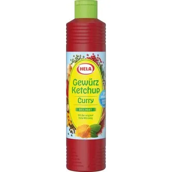 Kečup Hela curry kečup s bylinkami 500 ml